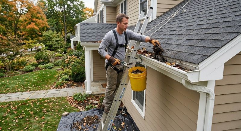 Gutter Pine Needle Removal in Westchester County, NY